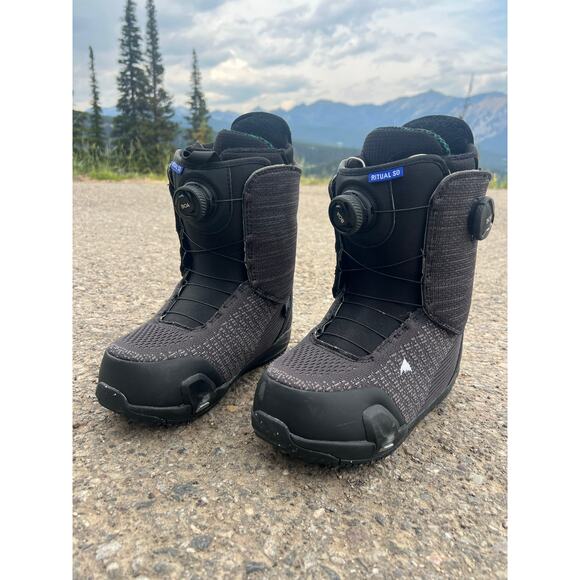 Burton Women's Ritual double BOA® Snowboard Boots step on size 9 winter EUC - Picture 2 of 8